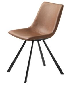 Furniria 24079 Dizajnová stolička Claudia svetlohnedá