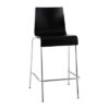 DesignS Moderná barová stolička Henry čierna