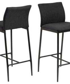 Dkton Dizajnová barová stolička Midena sivá