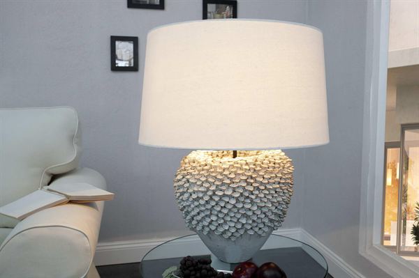 LuxD 17140 Stolná lampa Sissi biela