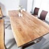 LuxD Luxusný jedálenský stôl z masívu Massive 160cm
