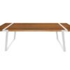 Catalent Jedálenský stôl Annie 240 - 360cm/ biela-prírodná