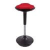 DesignS Moderná barová stolička Caleb červená