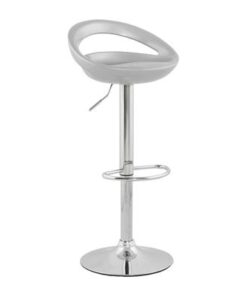 DesignS Dizajnová barová stolička Mason strieborná