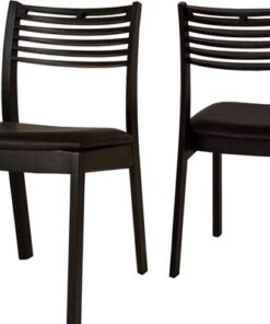 Catalent 21673 Dizajnová jedálenská stolička Zezi čierna
