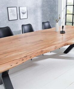 LuxD Luxusný jedálenský stôl Massive X 240 cm akácia