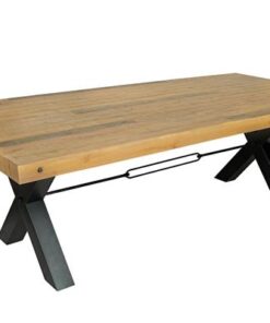 LuxD Dizajnový jedálenský stôl Thunder 240 cm prírodný - borovica