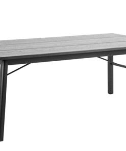 Dkton Jedálenský stôl Nealy 200 cm dub čierny