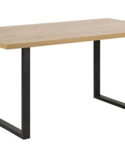 Dkton Jedálenský stôl Niki 160 cm divoký dub U nohy