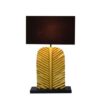 LuxD 24286 Dizajnová stolná lampa Lance 63 cm čierno zlatá - longan