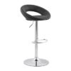 DesignS Moderná barová stolička Dylan čierna
