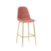 LuxD Barová stolička Sweden staroružová - zlatá