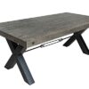 LuxD Dizajnový jedálenský stôl Thunder 200 cm sivý - borovica