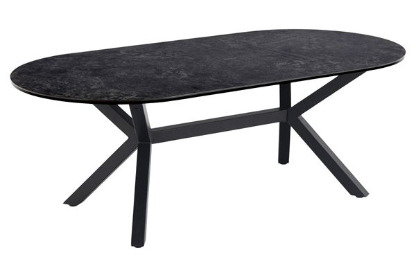 Dkton Dizajnový konferenčný stolík Aisha 130 cm čierny
