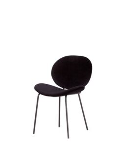 Furniria 24038 Dizajnová stolička Wilson čierny zamat