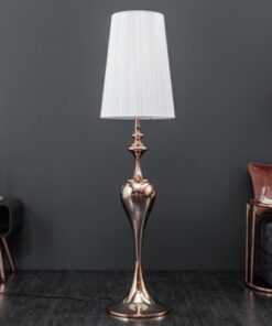 LuxD 20422 Stojanová lampa Lucy 160 cm ružovo-zlatá Stojanové svietidlo