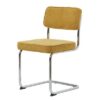 Furniria 24012 Dizajnová konzolová stolička Denise žltá