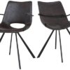 Catalent 19874 Dizajnová stolička Izabella s opierkami /sivo čierna