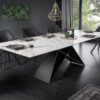 LuxD Rozkladací jedálenský stôl Brock mramor 180-260 cm