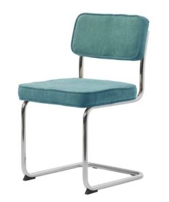 Furniria 24014 Dizajnová konzolová stolička Denise modrá