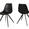 Catalent 19397 Dizajnová jedálenská stolička Lucy / čierna