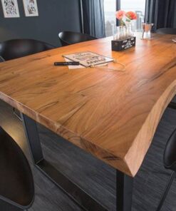 LuxD Dizajnový jedálenský stôl Massive 200 cm divá akácia