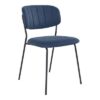 Norddan 24154 Dizajnová stolička Rosalie modrá