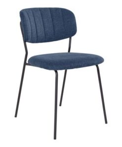 Norddan 24154 Dizajnová stolička Rosalie modrá