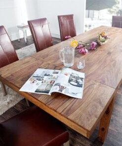 LuxD Jedálenský stôl z masívu rozkladací Las Palmas 160-240cm