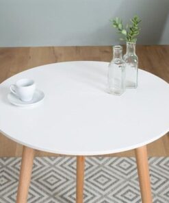 LuxD Barový stolík Sweden 60 cm biely