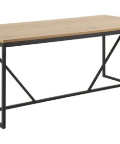 Dkton Jedálenský stôl Naja 180 cm dub - čierny