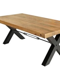 LuxD Dizajnový jedálenský stôl Thunder 200 cm prírodný - borovica