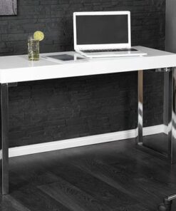 LuxD Písací stôl Office biely
