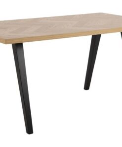 Dkton Dizajnový jedálenský stôl Cristopher 150 cm vzor dub