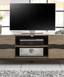 LuxD Dizajnový TV stolík Evolution Grey 160 cm akácia