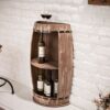 LuxD Regál na víno Winebar 79 cm prírodný