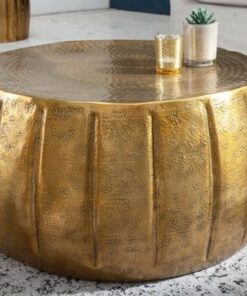 LuxD Dizajnový konferenčný stolík Maroko 65 cm zlatá farba