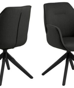 Dkton 24774 Dizajnová stolička Ariella čierna