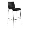 DesignS Moderná barová stolička Aiden čierna