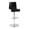 DesignS Moderná barová stolička Cameron čierna