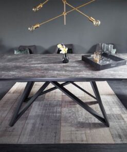 LuxD Rozťahovací keramický stôl Callen 180-220-260 cm láva