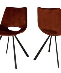 Catalent 21567 Dizajnová stolička Izabella / velúr medená