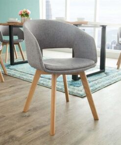 LuxD 20349 Dizajnová stolička Colby sivá  - RP