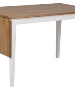 Dkton Jedálenský stôl rozkladací Neaira 120/160 cm rubber dub
