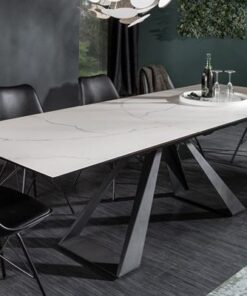 LuxD Keramický jedálenský stôl Kody 180-230 cm vzor mramor