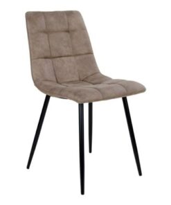 Norddan 21852 Dizajnová stolička Dominik svetlohnedá