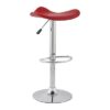 DesignS Moderná barová stolička Connor červená