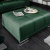 LuxD Dizajnová taburetka Cason 110 cm smaragdová