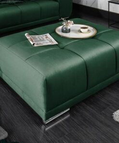 LuxD Dizajnová taburetka Cason 110 cm smaragdová