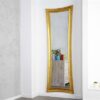 LuxD Zrkadlo Thin zlaté 180 cm x 180 cm 16432